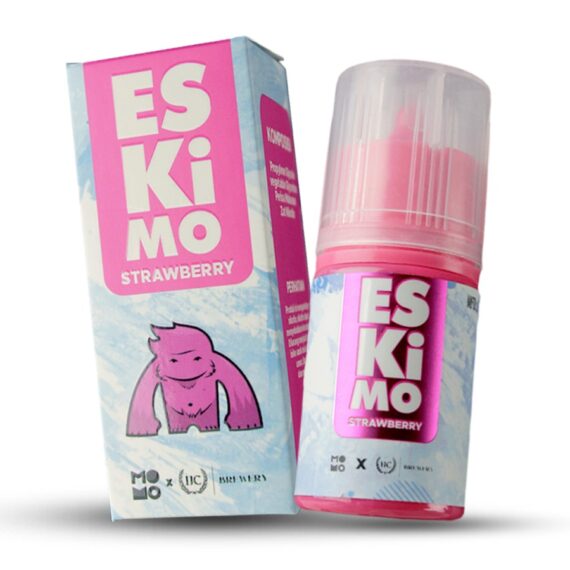 Liquid Eskimo Strawberry Salt Nic 30MG 30ML By Momo X IJC VAPEKU88