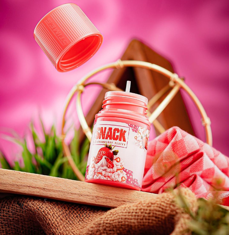 Liquid Tetra Snack Strawberry Fluffy 60ML by Tetra x VON – VAPEKU88